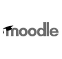 moodle logo grey