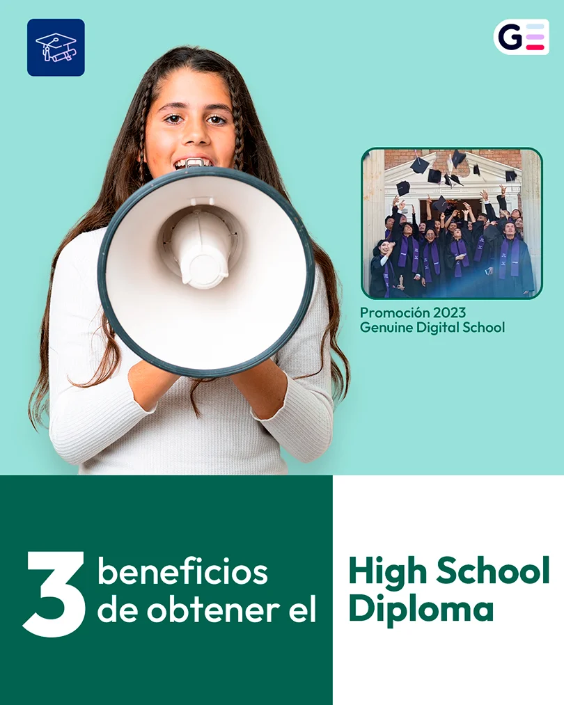 3 Beneficios dde obtener el High School Diploma con Genuine